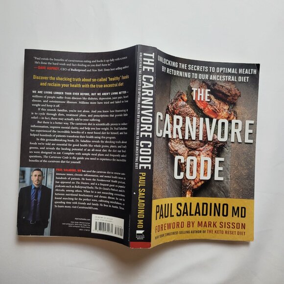 Carnivore Code Optimal Health Ancestral Diet- Paul Saladino paperback book- meat - Picture 4 of 16